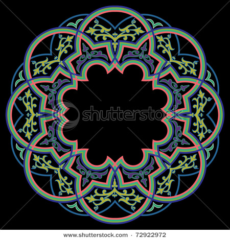 stock-vector-flower-in-old-gothic-frame-on-the-black-background-72922972 (450x470, 142Kb)
