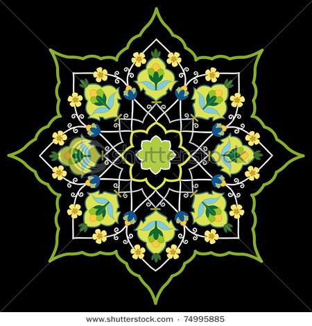 stock-vector-flower-pattern-in-old-gothic-frame-on-the-black-background-74995885 (450x470, 94Kb)