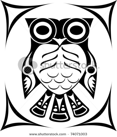 stock-vector-tribal-spirit-owl-tattoo-design-74071003 (400x470, 55Kb)