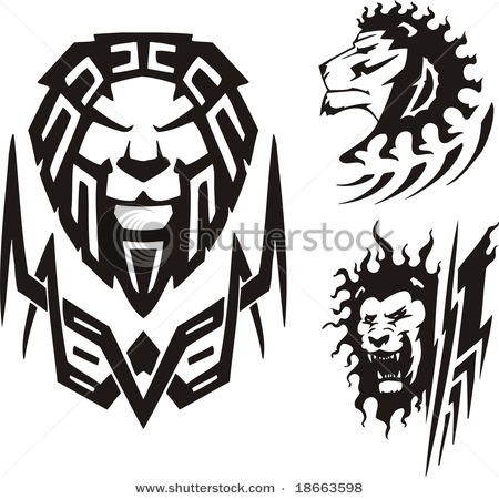 stock-vector-three-drawings-of-a-lion-tribal-predators-vector-illustration-ready-for-vinyl-cutting-18663598 (450x450, 64Kb)