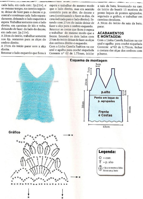 summer shirt crochet more patters (for women) - crafts ideas - crafts ...
