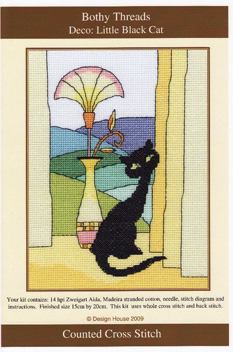 Bothy Threads - Deco Little Black Cat (463x700, 133Kb)