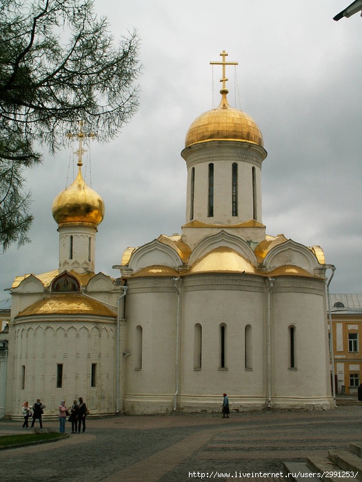 Троицкий собор Троице Сергиево Лавре купол