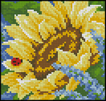  Sunflower and Ladybug cxema (198x189, 72Kb)