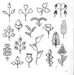  4000 motifs de fleurs et de plantes (123) (684x700, 84Kb)