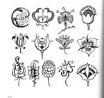  4000 motifs de fleurs et de plantes (210) (700x663, 91Kb)
