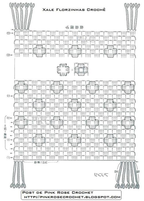 Xale Florzinhas Croche Gr. PRoseCrochet (503x700, 80Kb)