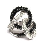  Rich Rocks Black and White Stone Knotted Ring (600x600, 55Kb)