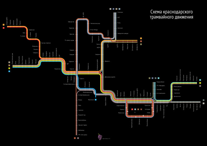 Схема трамвая смоленск