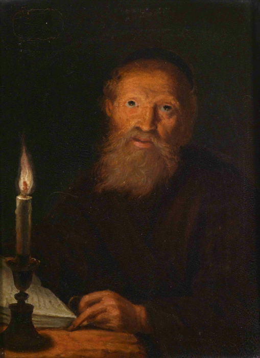 Godfried Schalcken An old man reading by candlelight1 (509x700, 377Kb)