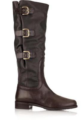 Stuart Weitzman Ludlow canvas and leather knee boots (274x400, 9Kb)