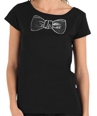 French Connection Womens Faux Bow Oversized T-Shirt Utility (335x400, 56Kb)