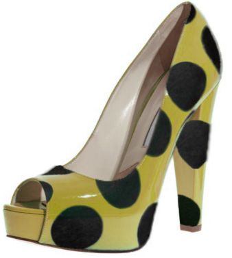 Brian Atwood polka dots Peep Toe (338x377, 74Kb)