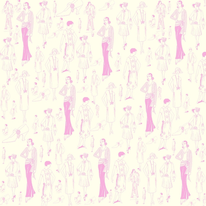 free digital scrapbook paper_fashion lady collage (700x700, 302Kb)
