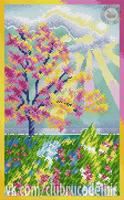 Pastel Garden (433x700, 668Kb)