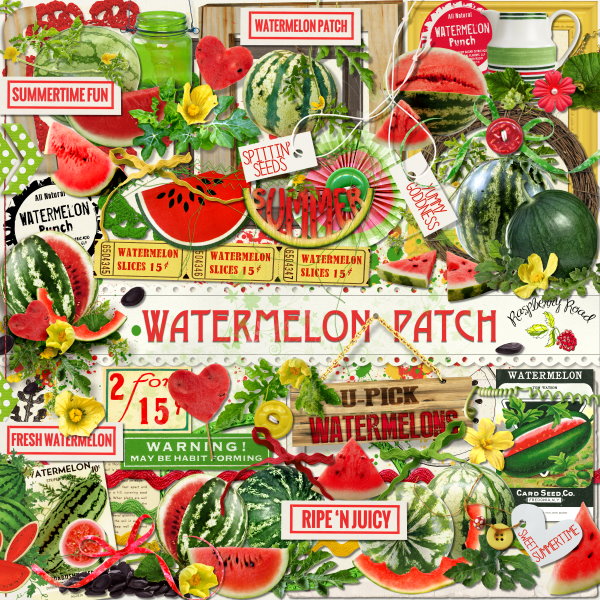 WatermelonPatch_Elements_Preview (600x600, 188Kb)