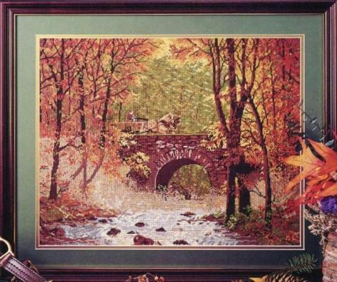 JCA 06010 Autumn Bridge (475x398, 224Kb)