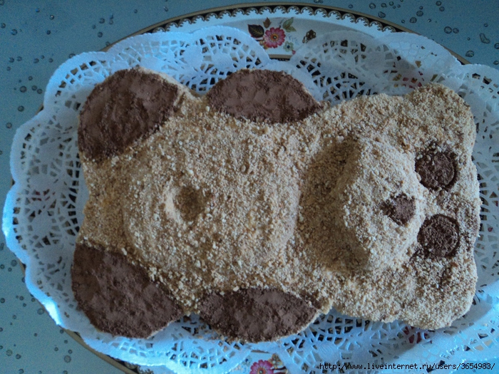 Торт косолапый мишка рецепт с фото пошагово в домашних условиях