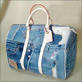 recycling ideas: jean handbags - crafts ideas - crafts for kids