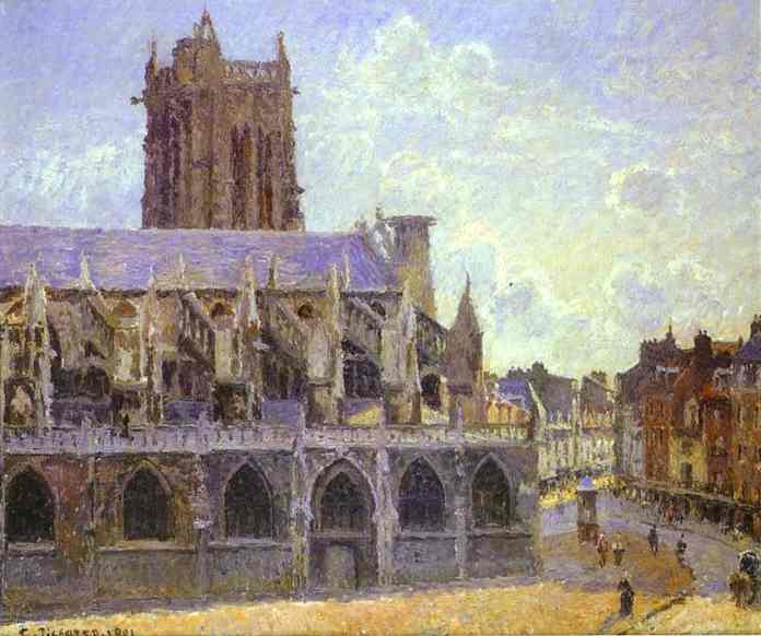 The Church of St. Jacques at Dieppe. 1901. Oil on cnvas. Musée d'Orsay, Paris, France. (696x582, 39Kb)