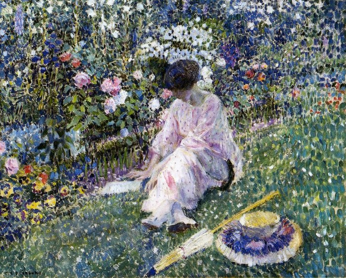 3. Garden in June, 1911 (700x563, 194Kb)