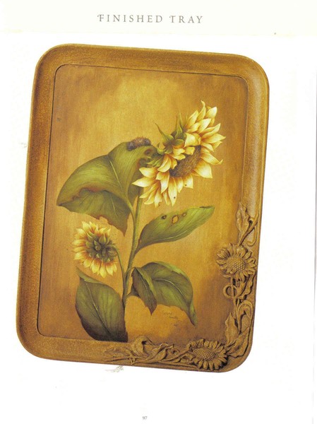 Sunflower Tray (449x600, 58Kb)