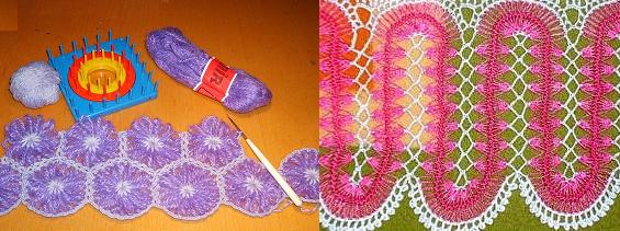Вязание цветка на тенерифе или луме. Лума для вязания. Цветок из пряжи. Часть 1.