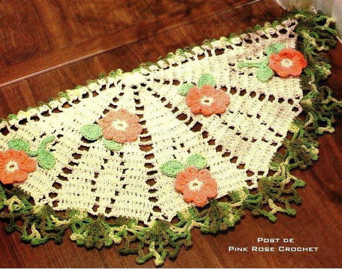 Tapete Meia Lua Floral_ Croche- PRoseCrochet (700x553, 121Kb)