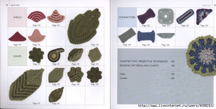 150 Knit & Crochet Motifs_H.Lodinsky_Pagina 14-15 (700x355, 158Kb)