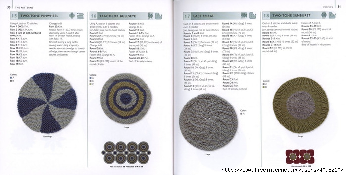 150 Knit & Crochet Motifs_H.Lodinsky_Pagina 30-31 (700x355, 154Kb)