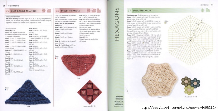 150 Knit & Crochet Motifs_H.Lodinsky_Pagina 60-61 (700x355, 160Kb)