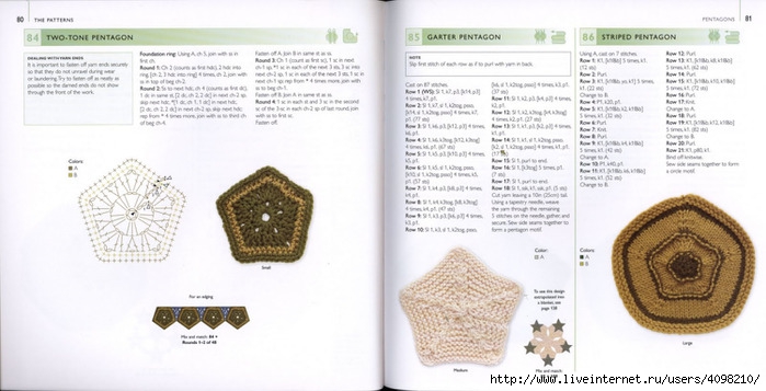 150 Knit & Crochet Motifs_H.Lodinsky_Pagina 80-81 (700x357, 153Kb)