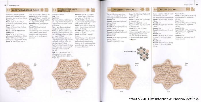 150 Knit & Crochet Motifs_H.Lodinsky_Pagina 88-89 (700x357, 152Kb)