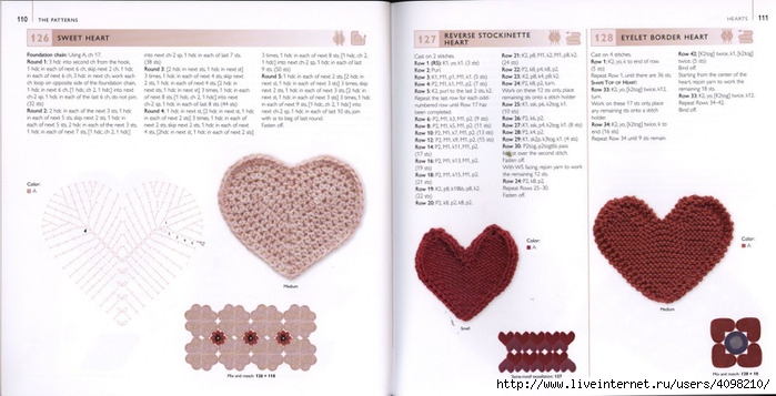 150 Knit & Crochet Motifs_H.Lodinsky_Pagina 110-111 (700x357, 155Kb)