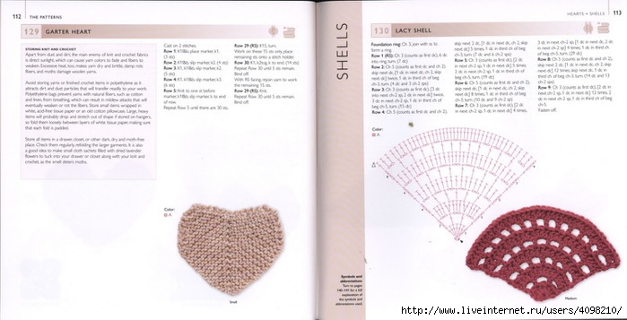 150 Knit & Crochet Motifs_H.Lodinsky_Pagina 112-113 (700x357, 142Kb)