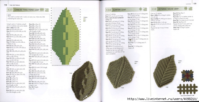 150 Knit & Crochet Motifs_H.Lodinsky_Pagina 118-119 (700x357, 159Kb)