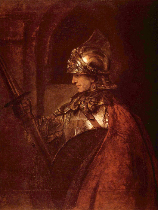Rembrandt. Man in Armor (Alexander the Great). 1655 (525x700, 143Kb)