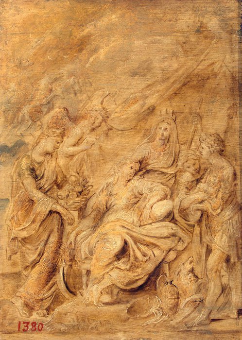 Rubens Pieter Paul - Birth of the Dauphin - GJ-506 (498x700, 108Kb)