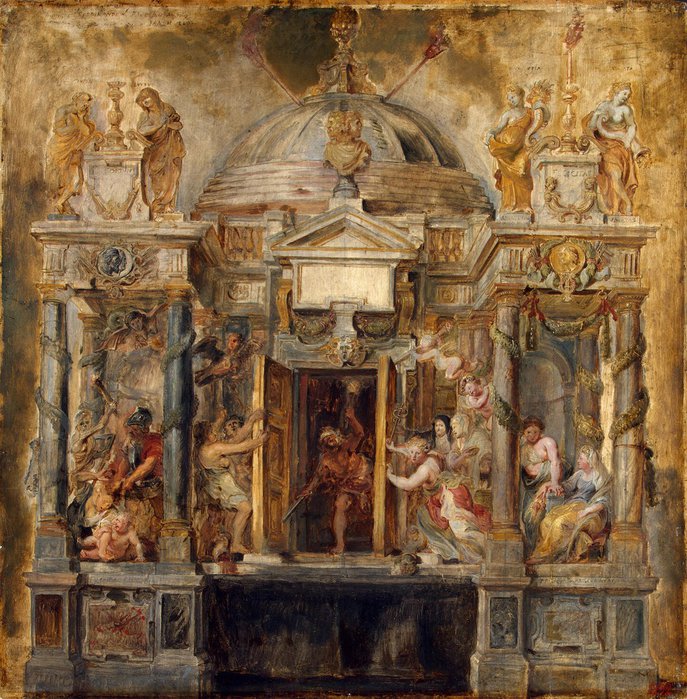 Rubens Pieter Paul - Temple of Janus - GJ-500 (687x700, 151Kb)