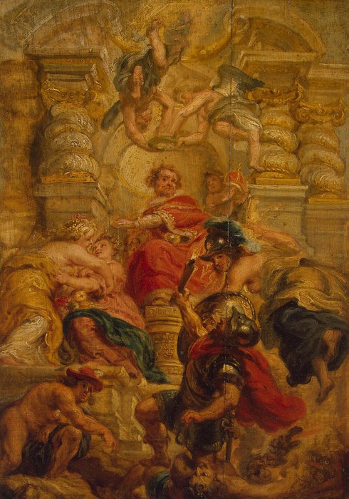 Rubens Pieter Paul (workshop) - Peaceful Ruling of Jacob I - GJ-2579 (490x700, 91Kb)