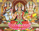  Lakshmi, Saraswati and Ganesha3 (700x560, 230Kb)