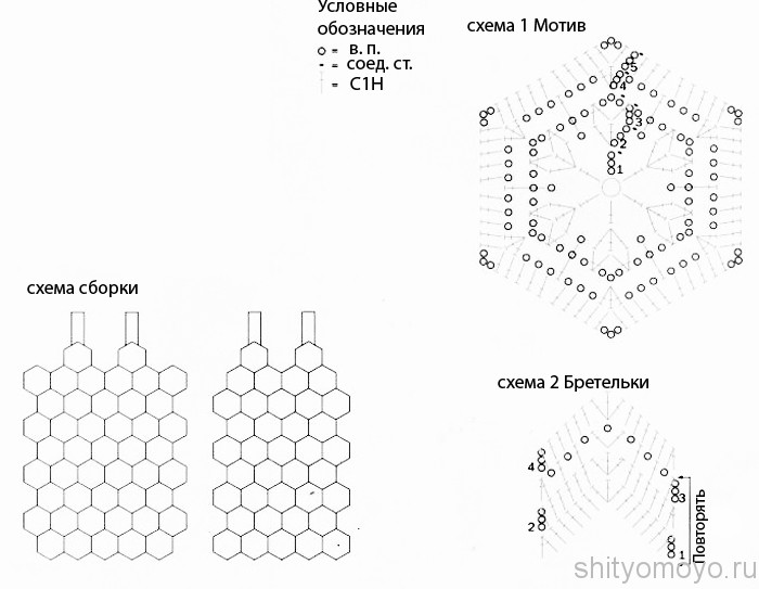 Игрушки из мотивов крючком схема и описание - 82 фото