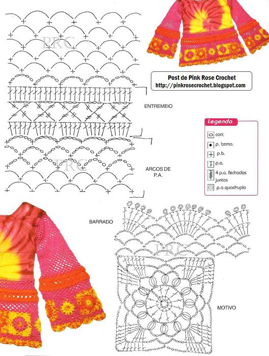 Blusa de Croche C Gr. PRoseCrochet (528x700, 81Kb)