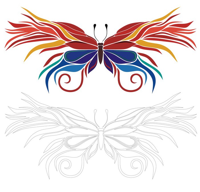 Fiery_butterfly_pattern (700x672, 95Kb)