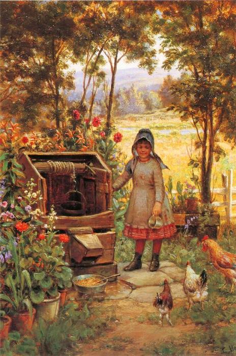 38521447_The_Little_Flower_Girl_Edward_Lamson_Henry_1880 (464x699, 80Kb)