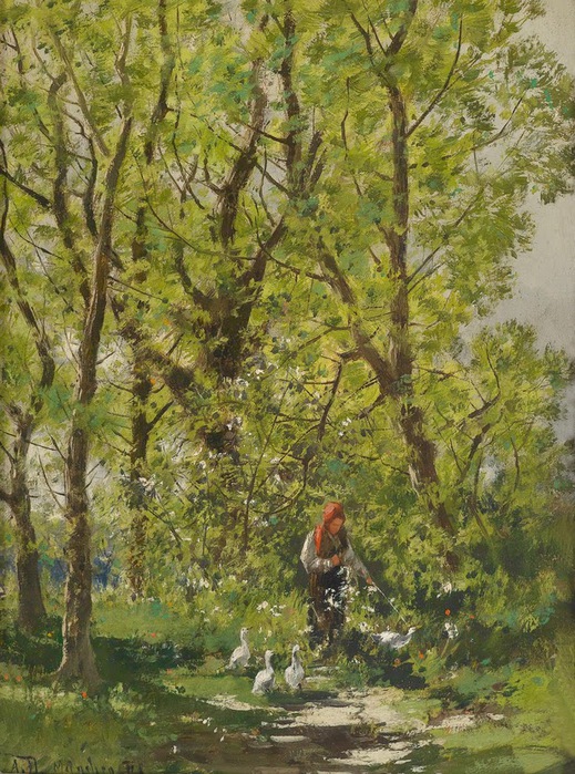 Adolf_Gustav_Ditscheiner_1846_1904_The_Goosegirl_1878 (519x700, 192Kb)
