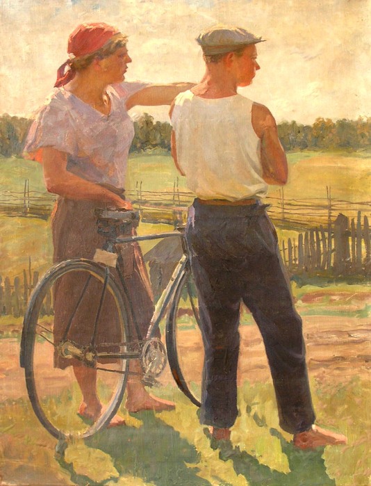 39325531_Katurkin_Timofey_Ilich___Velosipedistuy__1935_ (534x699, 111Kb)