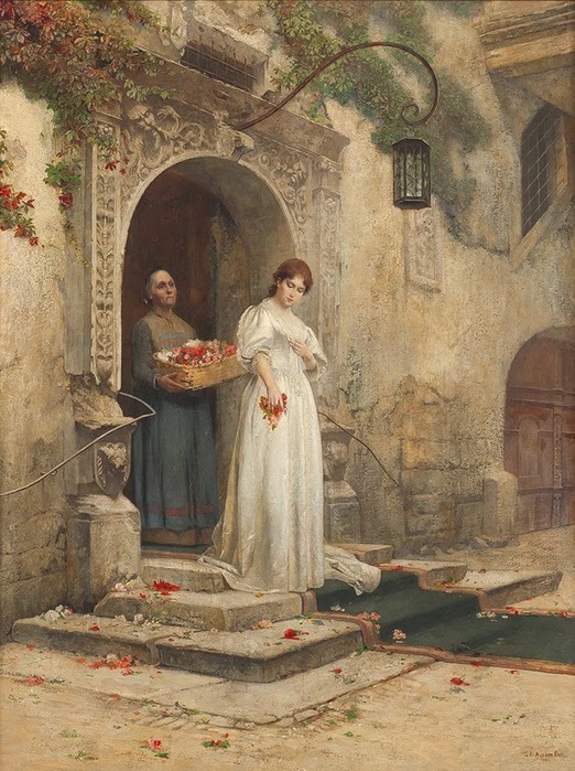 US_DER_OHE_GUSTAV_B._T_tig_Ende_19._Jh._Braut_auf_dem_Hofplatz (522x700, 164Kb)