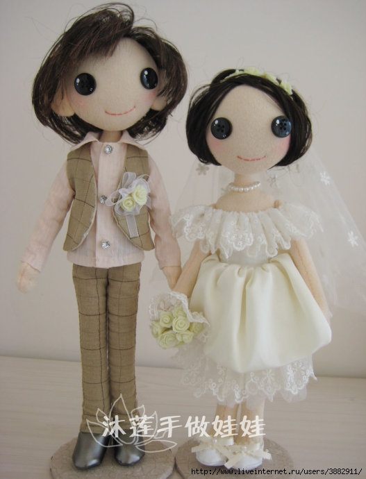 Свадебные куклы своими руками: мастер-класс по пошиву куколки Тильды