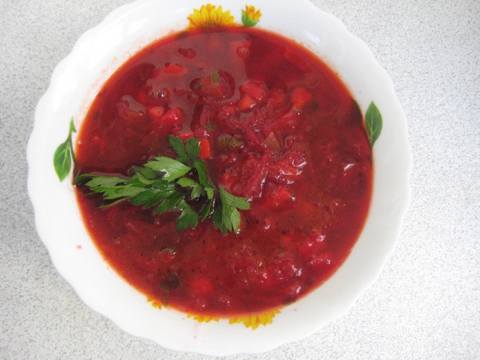 Рецепт борщ вегетарианский классический с фото пошагово
